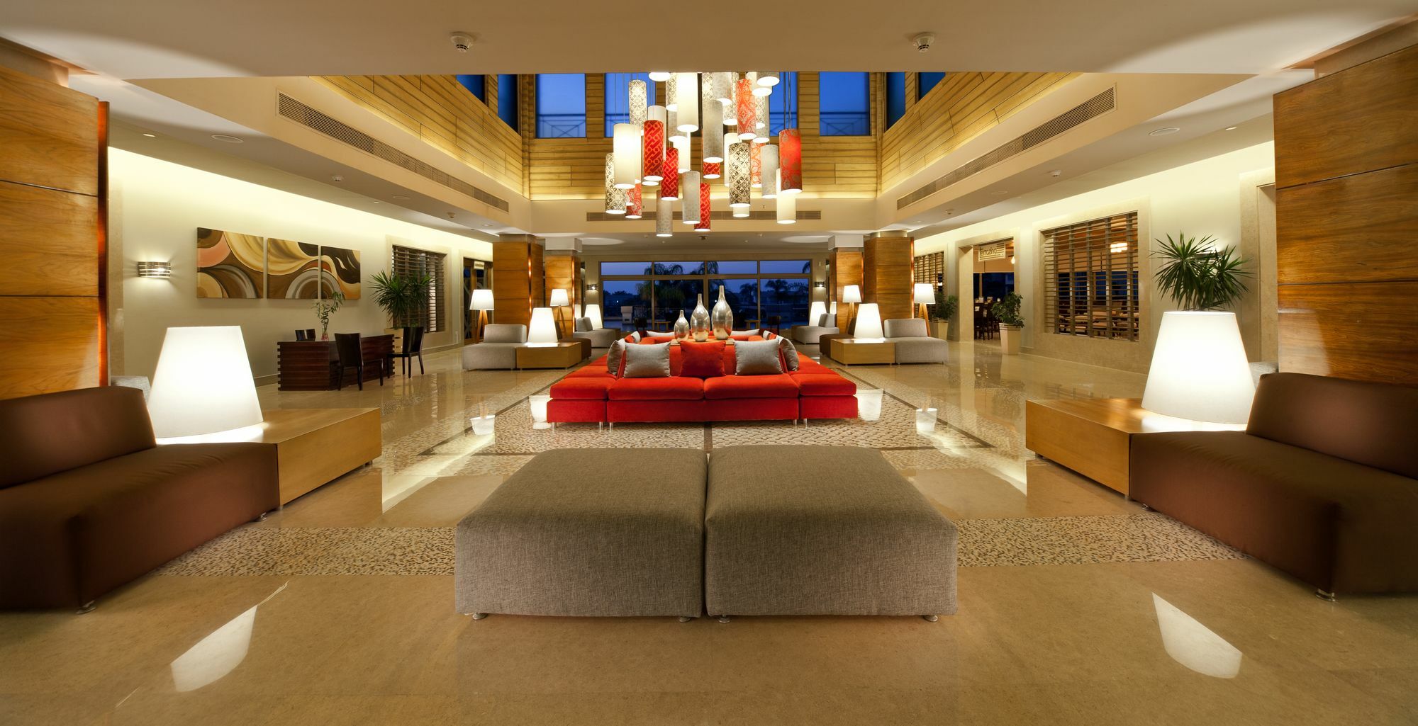 Jaz Little Venice Golf Resort Ain Sukhna Bagian luar foto Lobby